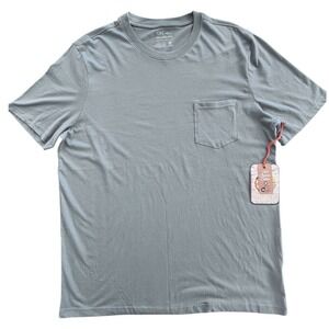 C&C California 100% Organic Cotton Sage Green Short Sleeve Large Minimalist NWT